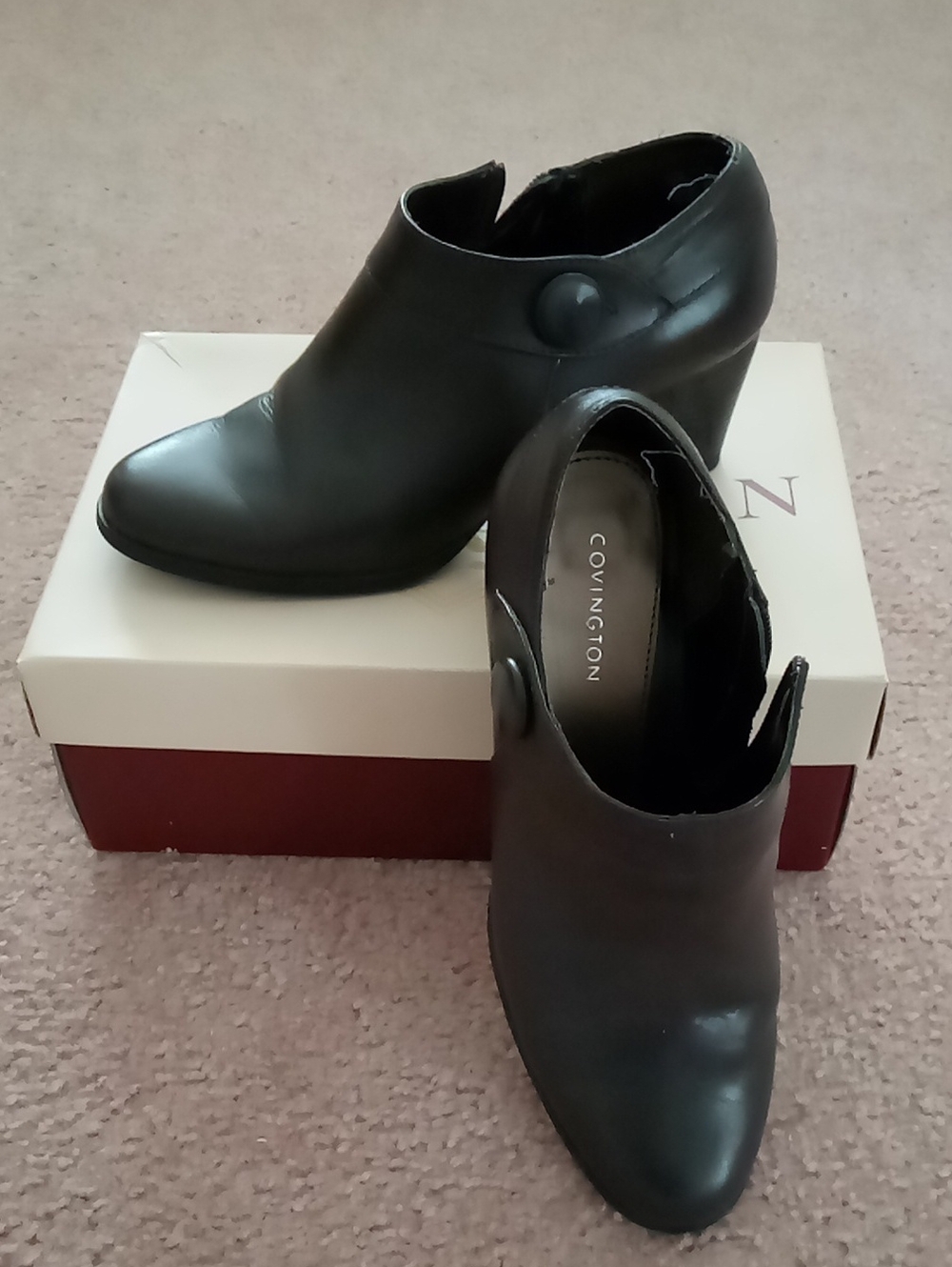Covington Brown Ankle Boots